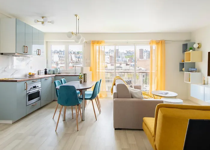 アパート Spacious Montmartre - Sacre-coeur View & Balcony パリ
