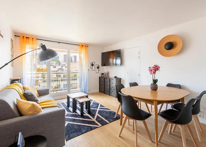 アパート Spacious Montmartre - Sacre-coeur View & Balcony *
